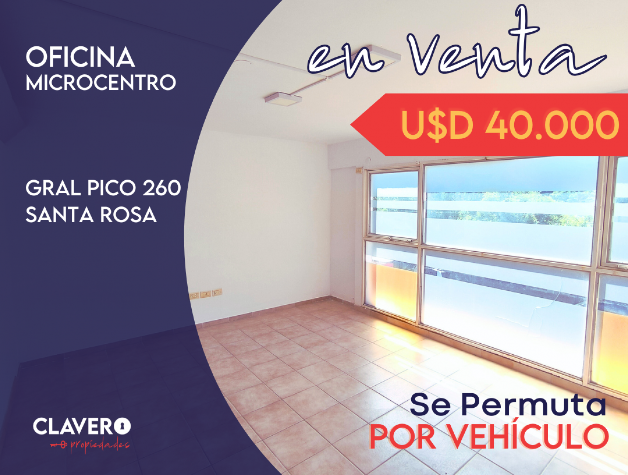 OFICINA COMERCIAL - en pleno Centro de Santa Rosa