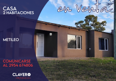 Venta casa en Metileo
