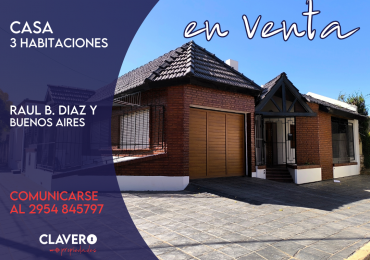 Hermosa Casa - Raul B Diaz esquina Buenos Aires, B° Tomas Mason, Santa Rosa.