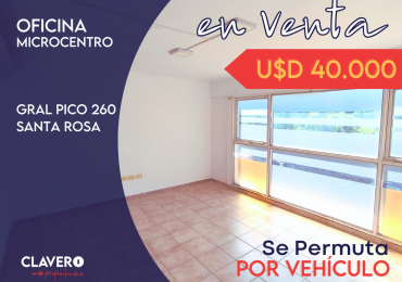 Oficina Amplia - Micro Centro Santa Rosa - Construccion Nueva